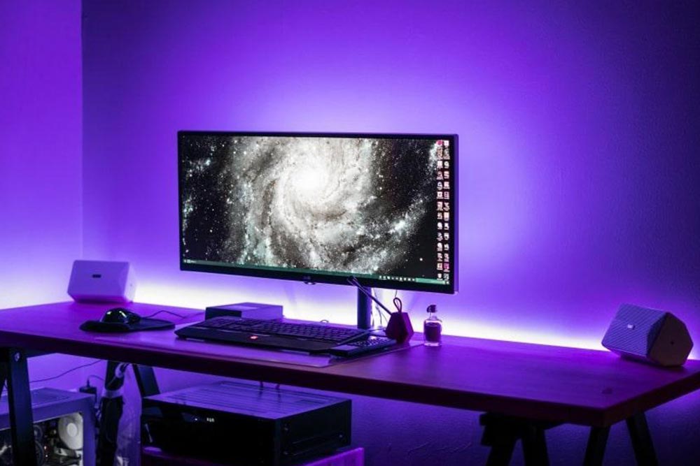 Gaming belysning RGB pojkrum