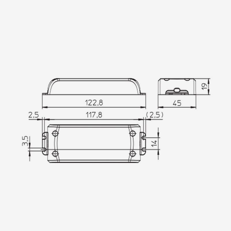 12v 20w pling led transformator ritning