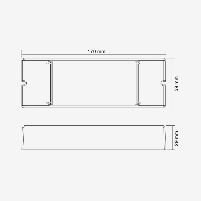 Styrenhet rgbw zigbee ritning