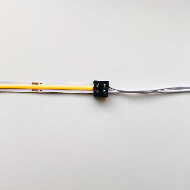 Lodfri anslutning plint ledstrip
