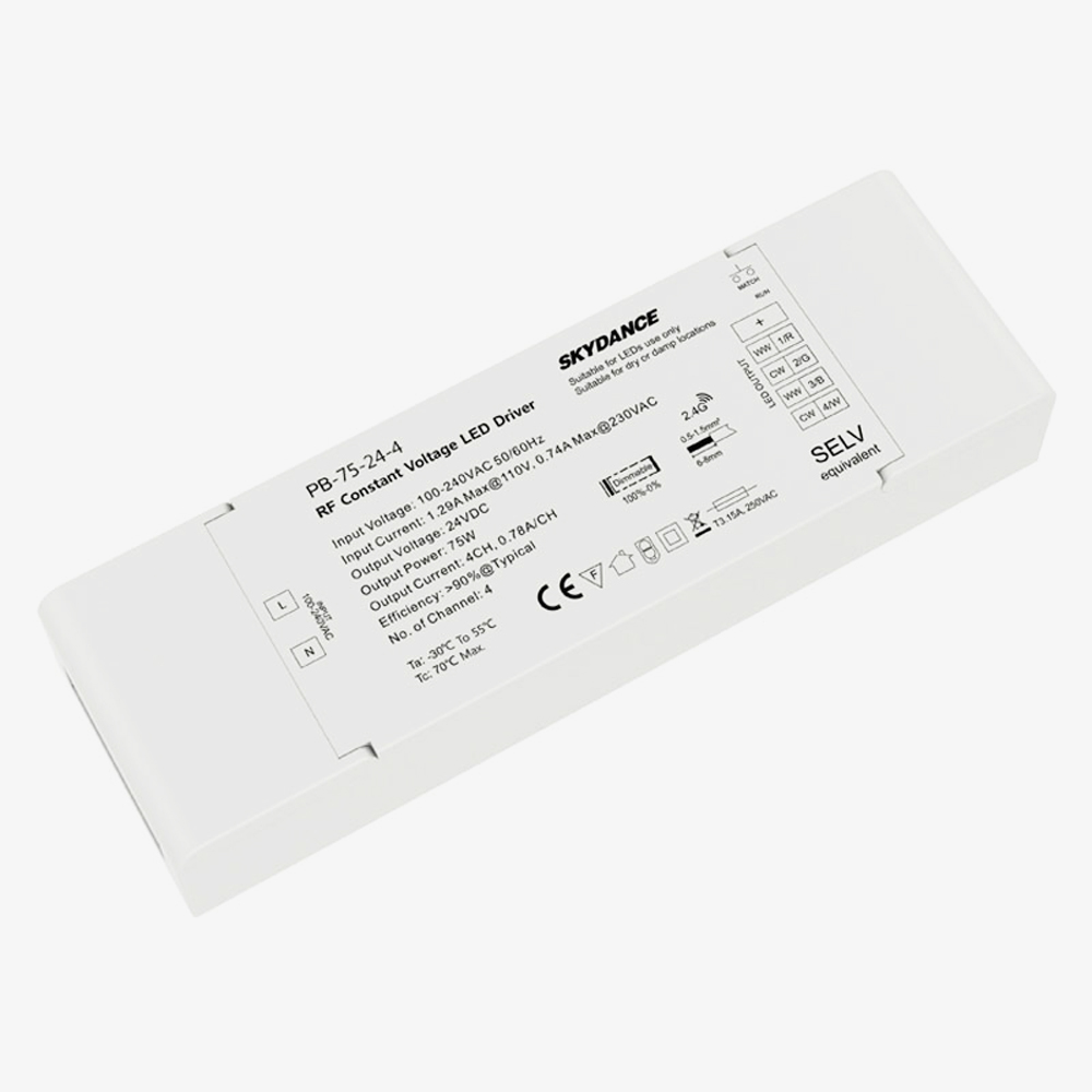 Sky driver 75w rgb ljuskoncept