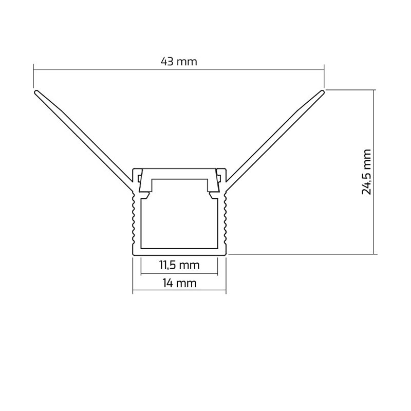aluminiumprofil-led-list-gips-inner-horn-ritning Ritning aluprofil gips
