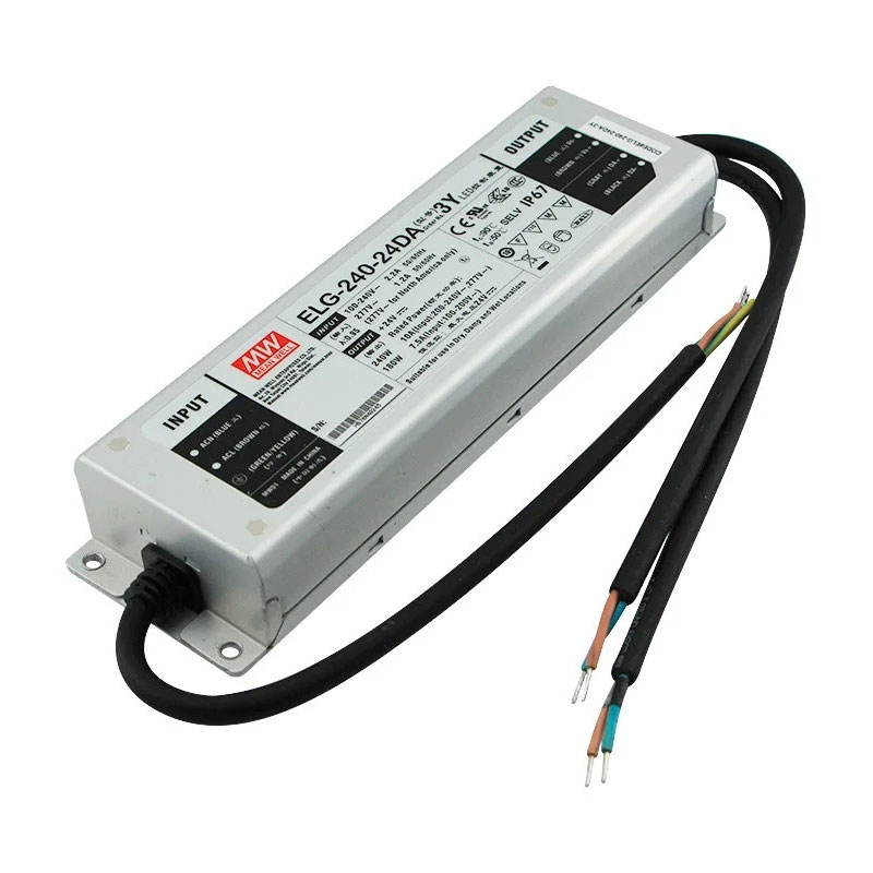 Led driver 24v 240w dali mean well