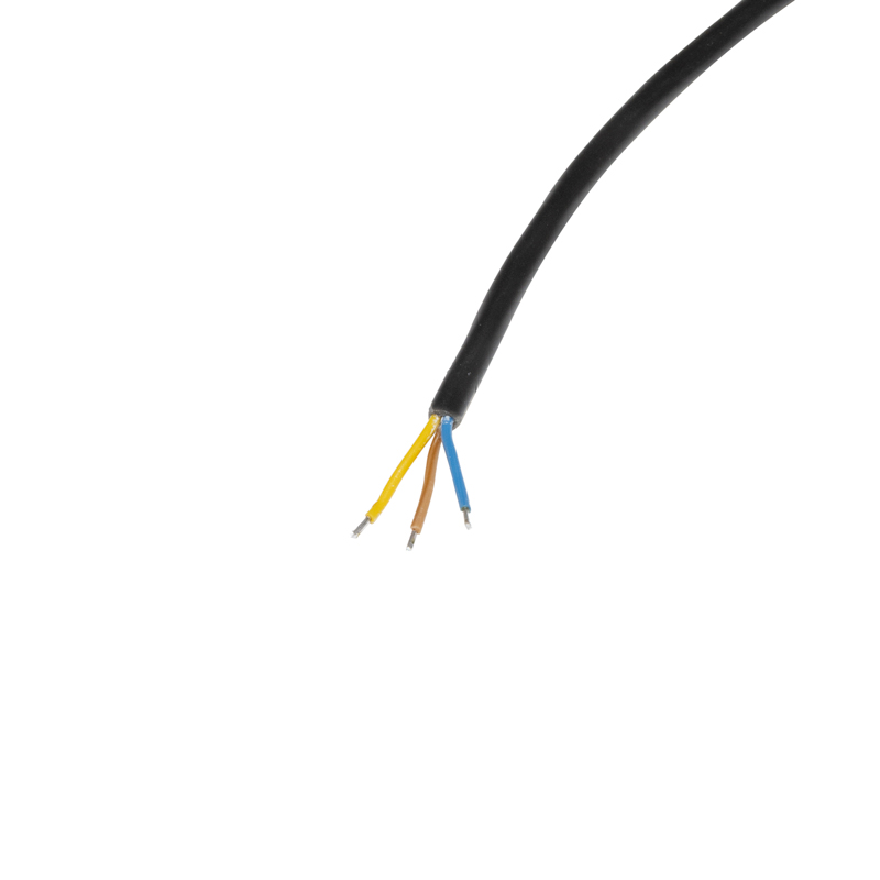 Svart kabel dynamisk vit