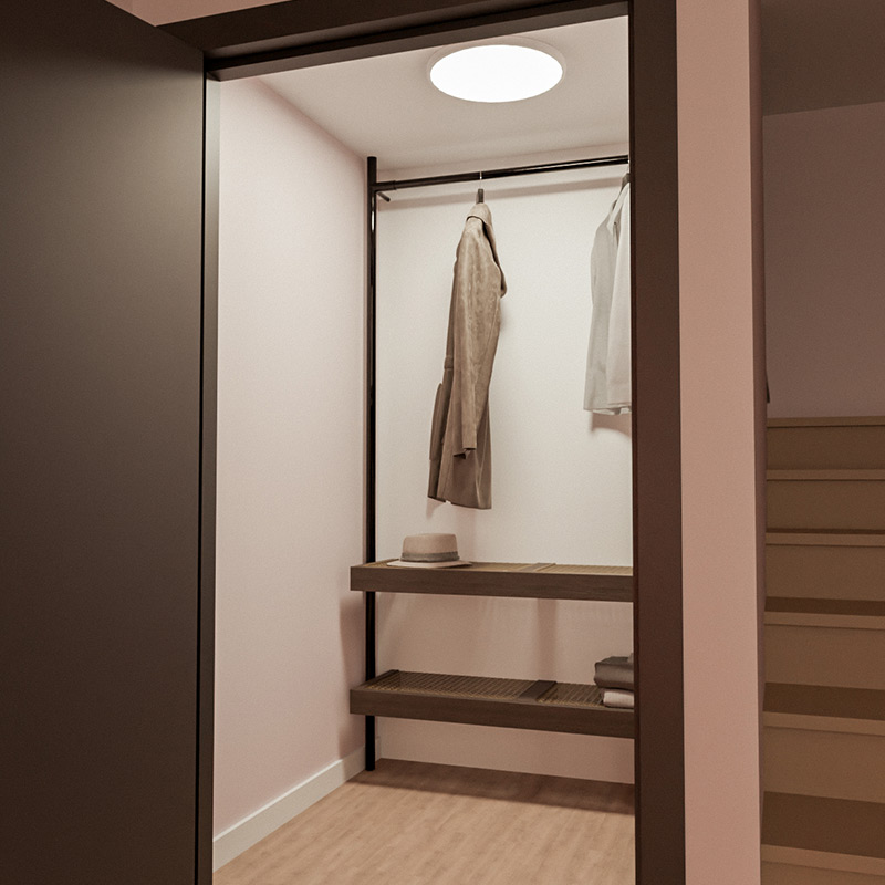 Plafond ark garderob